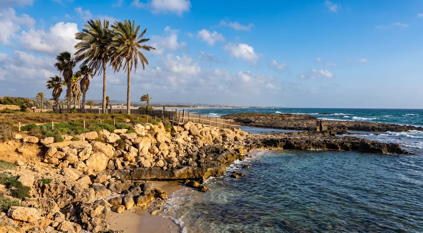 חוף נווה ים והים התיכון
